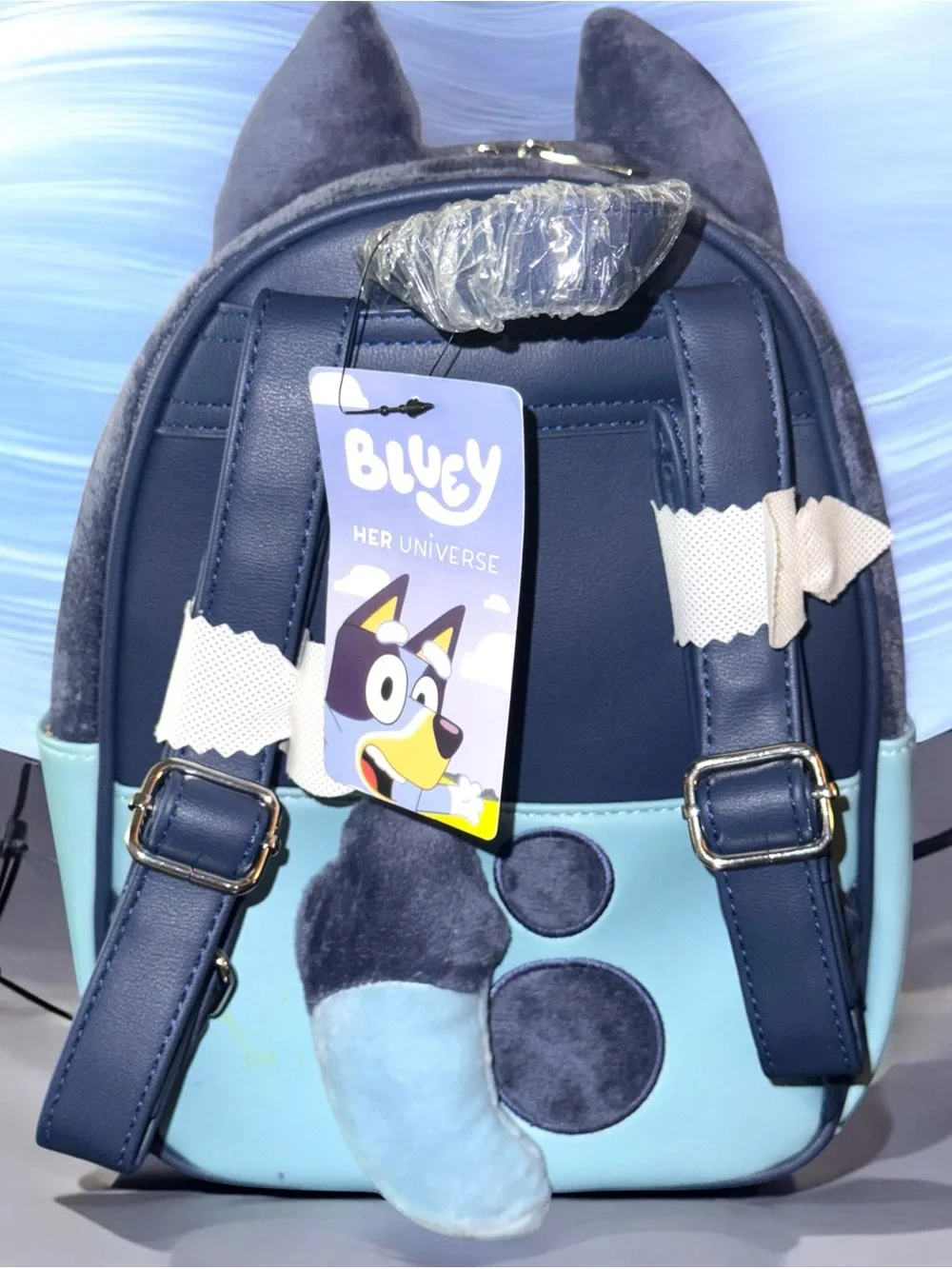 Her Universe Plush Bluey Backpack